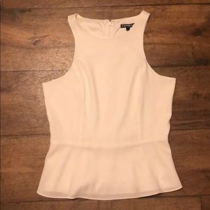 Express peplum tank top. Size S